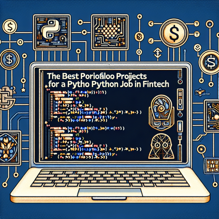 Best portfolio projects for a Python job in FinTech